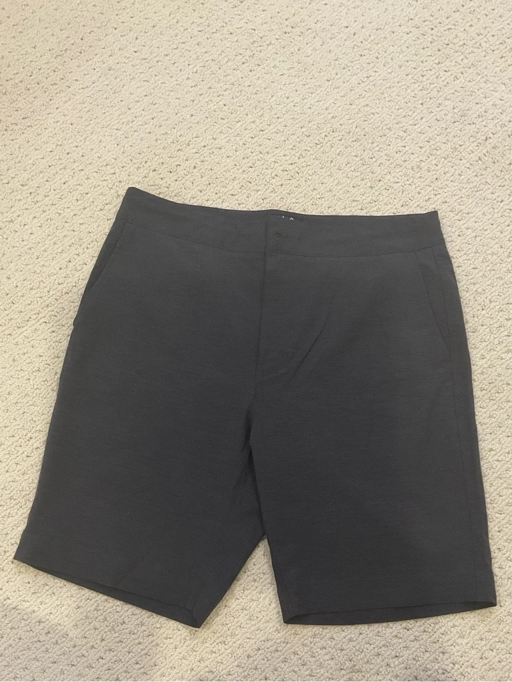 Faherty All Day Shorts Gray Heather 32 Drawstring